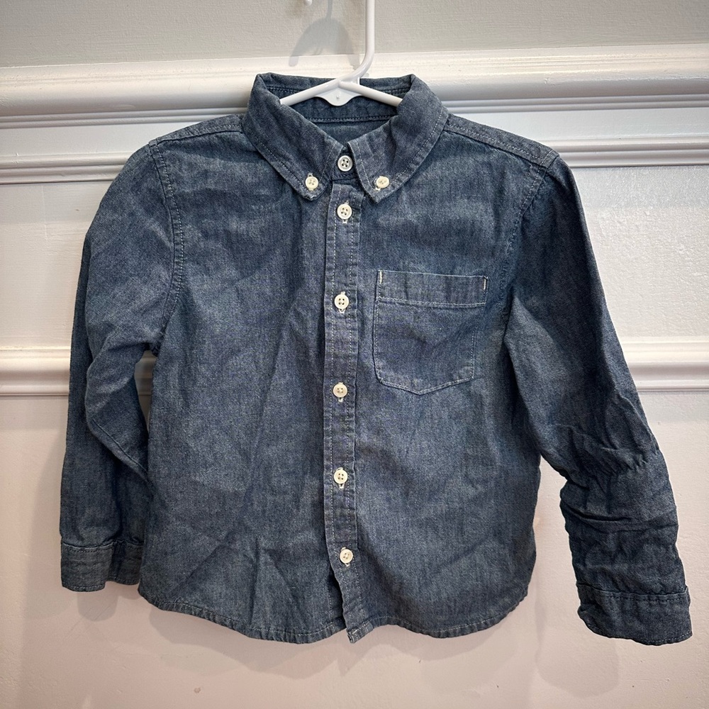 Toddler Boy Button Down Shirt 3T
